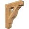 Ekena Millwork Funston Craftsman Rough Sawn Bracket, Western Red Cedar, 6"W x 28"D x 32"H BKT06X28X32FST04RWR - alternate 1